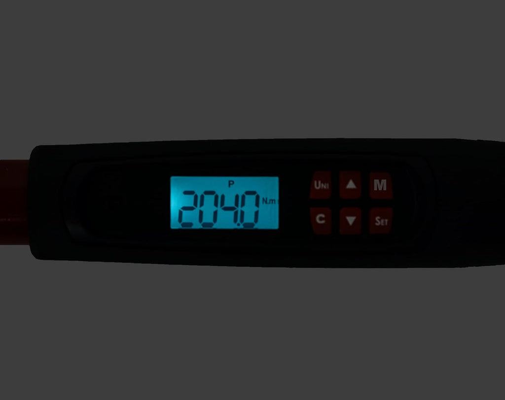 ARES 43001-1/2-Inch Drive Digital Torque Wrench – 25.1-250.8 ft-lb (30-340 Nm) Electronic Reversible Ratchet, Audio/Visual Multi-Alert, ±2% Accuracy – For Auto, Motorcycle, Mechanics