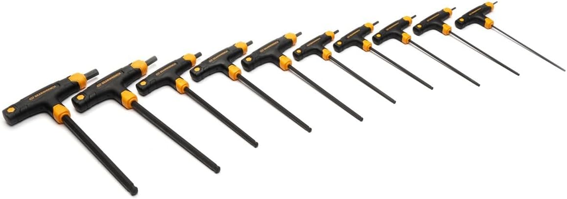 GEARWRENCH Piece SAE Ball End T-Handle Hex Key Set | 83523, 10 Count (Pack of 12)