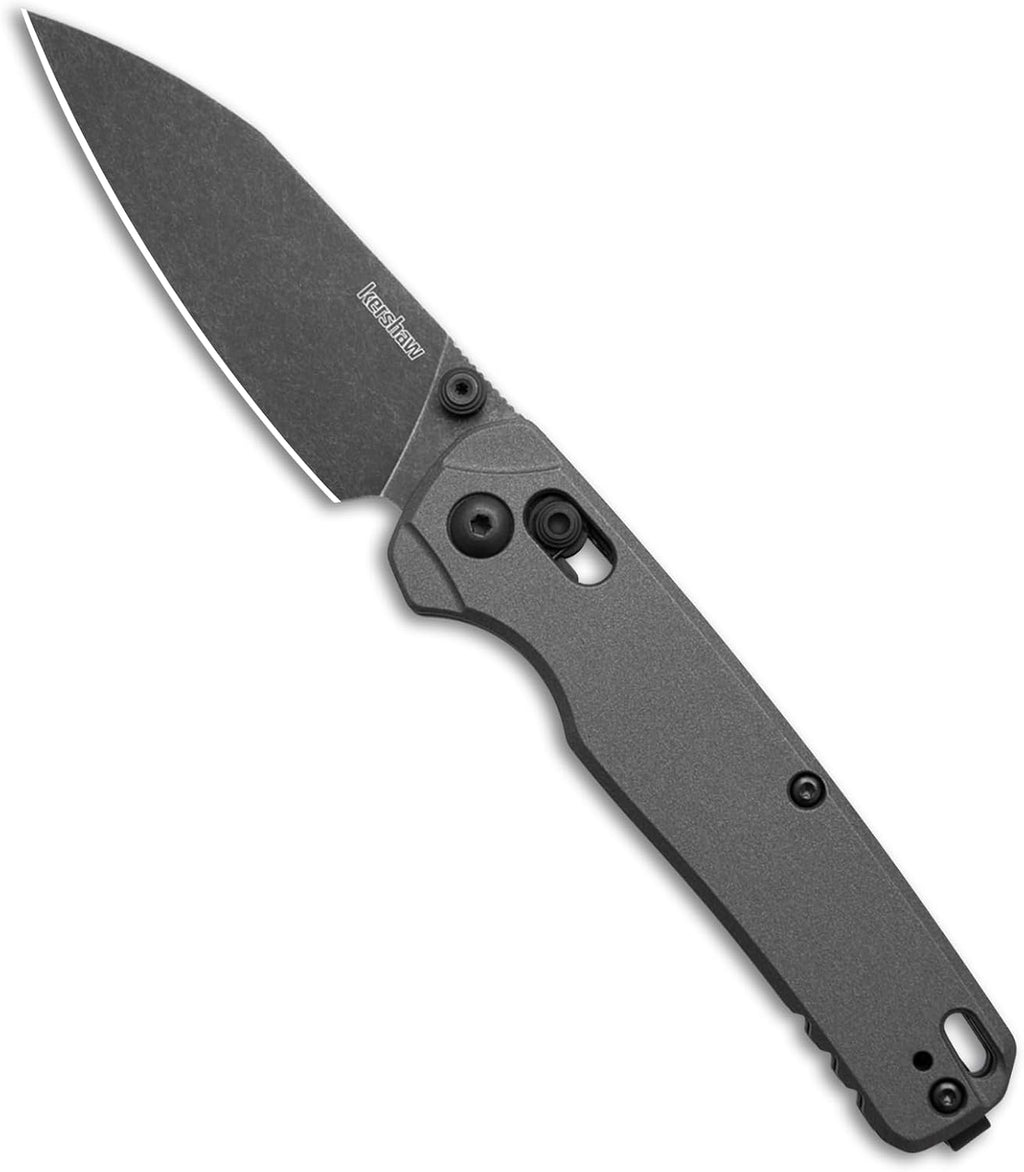 Kershaw Bel Air Pocket Knife, Made in the USA, 3.4 inch CPM MagnaCut Steel Blade, EDC Design, Duralock Locking Mechanism, Manual Folder, Pocketclip