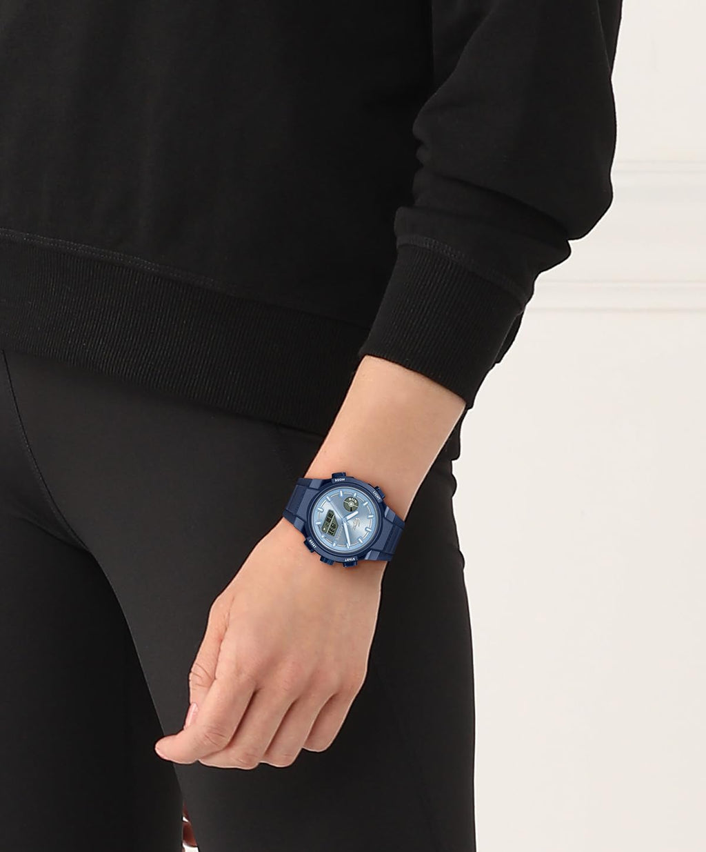 Lacoste LC33 Women's Analog-Digital Quartz Watch with Chronograph, Alarm and Calendar