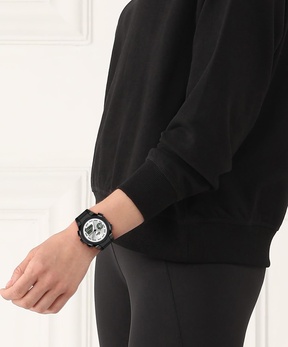 Lacoste LC33 Women's Analog-Digital Quartz Watch with Chronograph, Alarm and Calendar