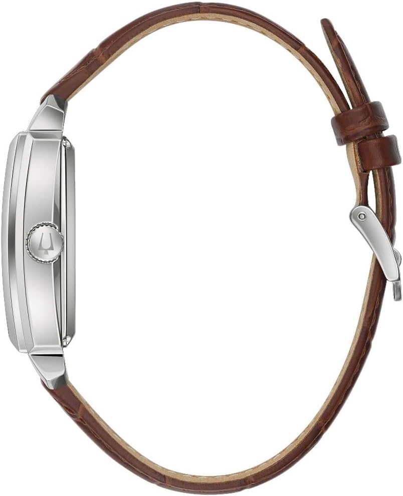 Bulova Automatic Watch 96A268, Brown, Strap.