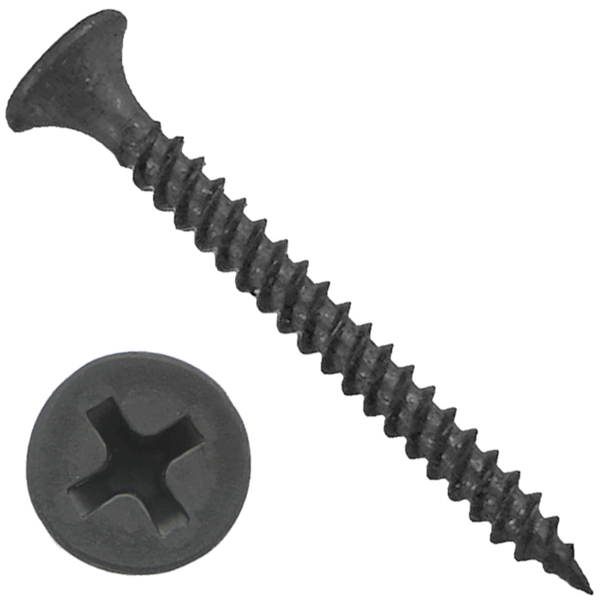 #6 x 1-5/8' Gray Phosphate - FINE Thread Drywall, Gypsum Board, Sheet Rock, Plasterboard Screws. CASE Qty 9 Boxes - 10,206 Screws