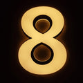 LED Address Number, Acrylic Backlit LED 3D Floating House Number, Lighted House Numbers, Illuminate LED Address Numbers For Outside, Street.,14 Inch,J