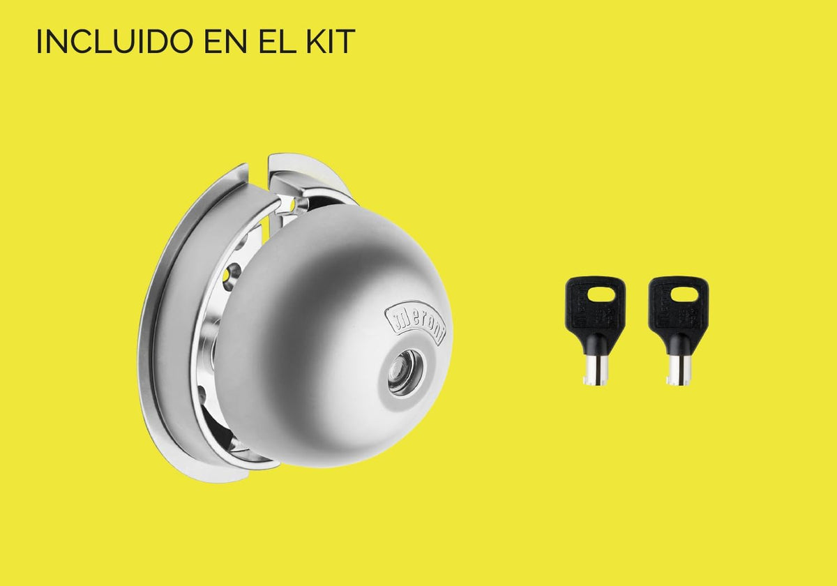 UFO Van Lock Single Door Set with Hasp and Heavy Duty Padlock