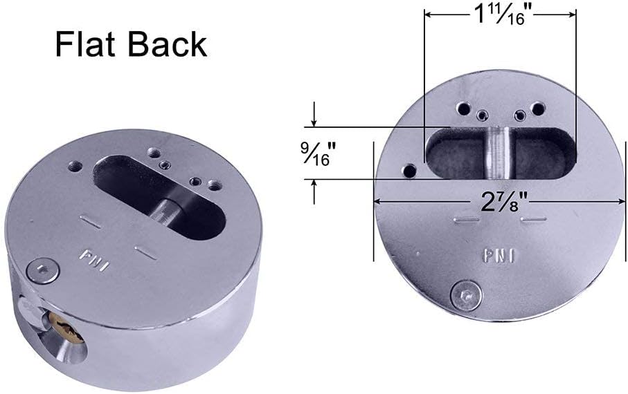 American/Master Lock (2) Hidden Shackle and Hasp Combo A801 - A2010KA-2