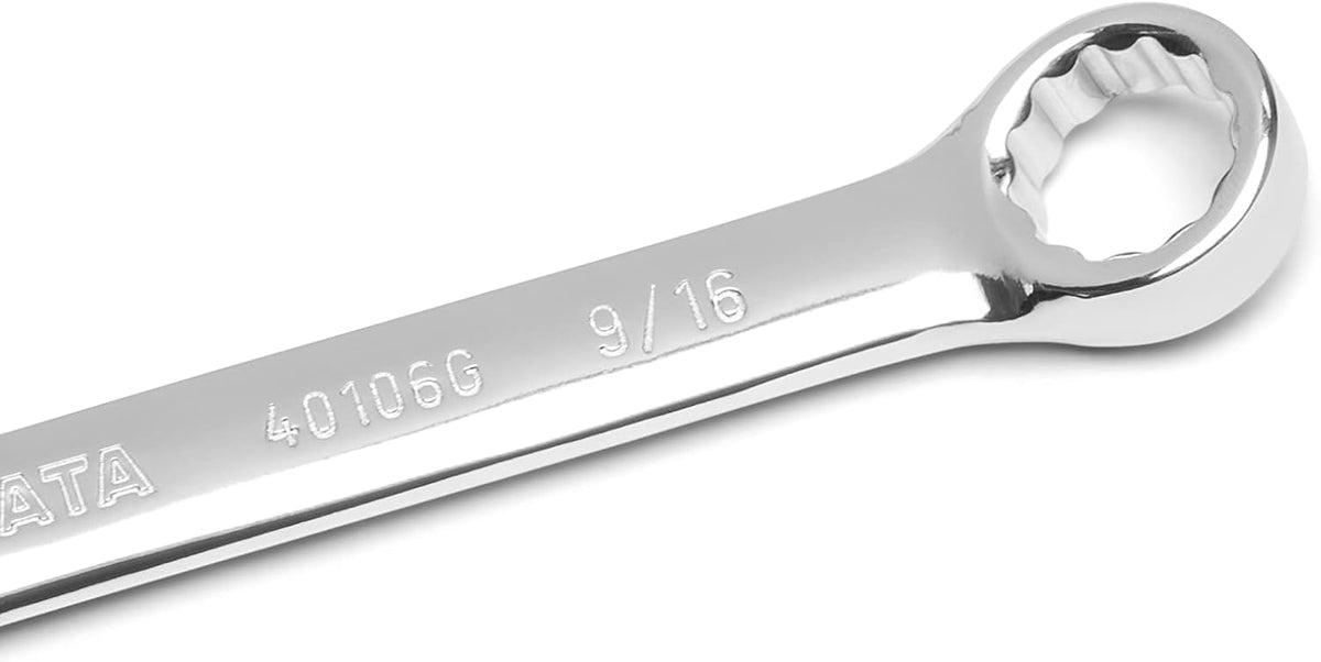 SATA 31 Piece 12 Point Combination Wrench Set | SAE 1/4' to 1-1/4' & Metric 8mm to 22mm | Off Corner Loading | ST08414G