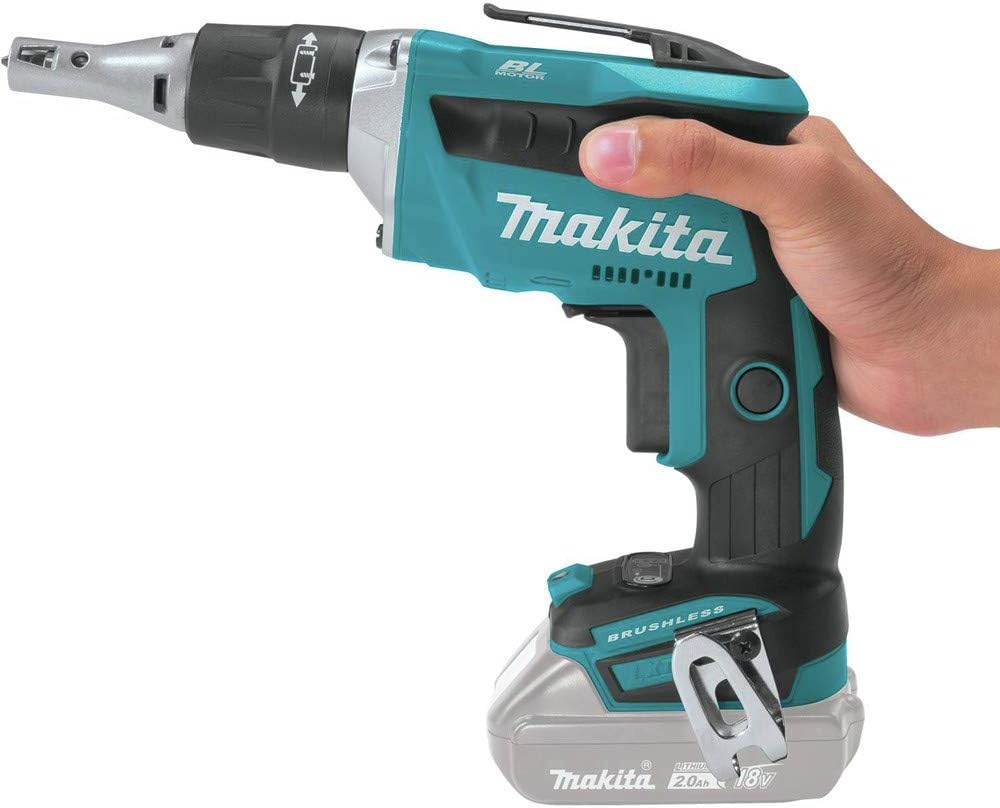 Makita XSF04Z 18V LXT Lithium-Ion Brushless Cordless 2, 500 Rpm Drywall Screwdriver, Tool Only