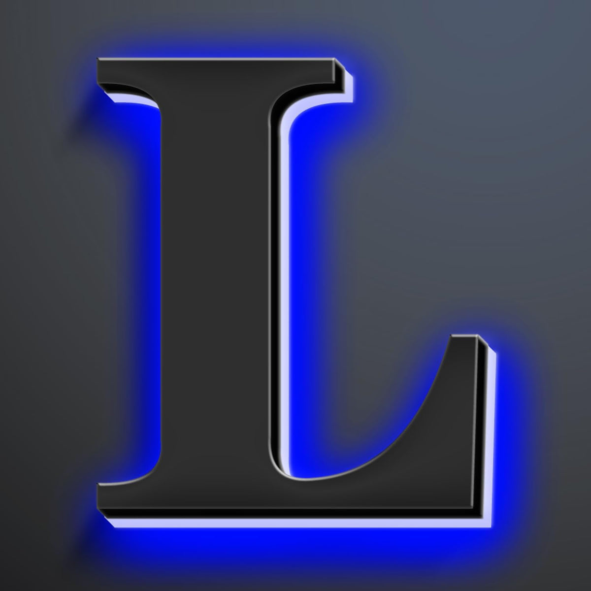 Illuminated House Numbers Increase Safety And Style 18 Inch, Backlit LED Address Number For Enhanced Visibility, Lighted Up Address Number, Modern Metal Signs,L