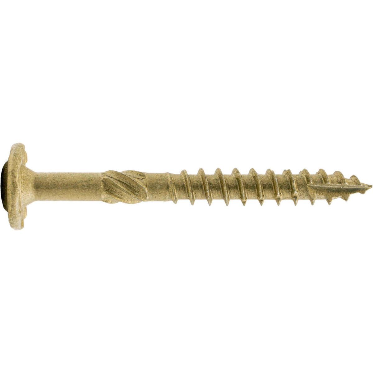 Jake Sales #14 x 5 Construction Lag Screw - Torx/Star Drive Heavy Duty Structural Lag Screw - Exterior Coated - ACQ Compatible - Modified Truss Washer Head. (10 x 100 Count CASE -1,000 Screws)