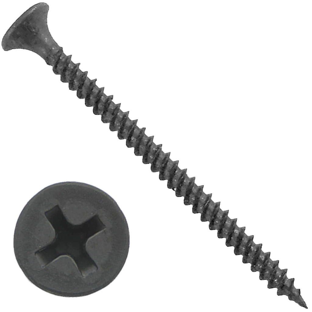 #8 x 2-1/2'' FINE Thread Drywall, Gypsum Board, Sheet Rock, Plasterboard Screws. Use for All Purpose Wood Screws - 5 POUNDS ~550 Screws