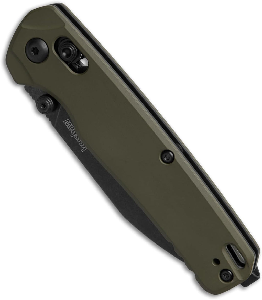 Kershaw Bel Air Pocket Knife, Made in the USA, 3.4 inch CPM MagnaCut Steel Blade, EDC Design, Duralock Locking Mechanism, Manual Folder, Pocketclip