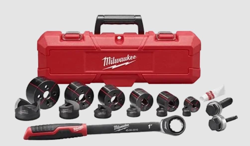 Milwaukee 49-16-2694 M18 Exact 1/2' to 2' Hand Ratchet Knockout Set