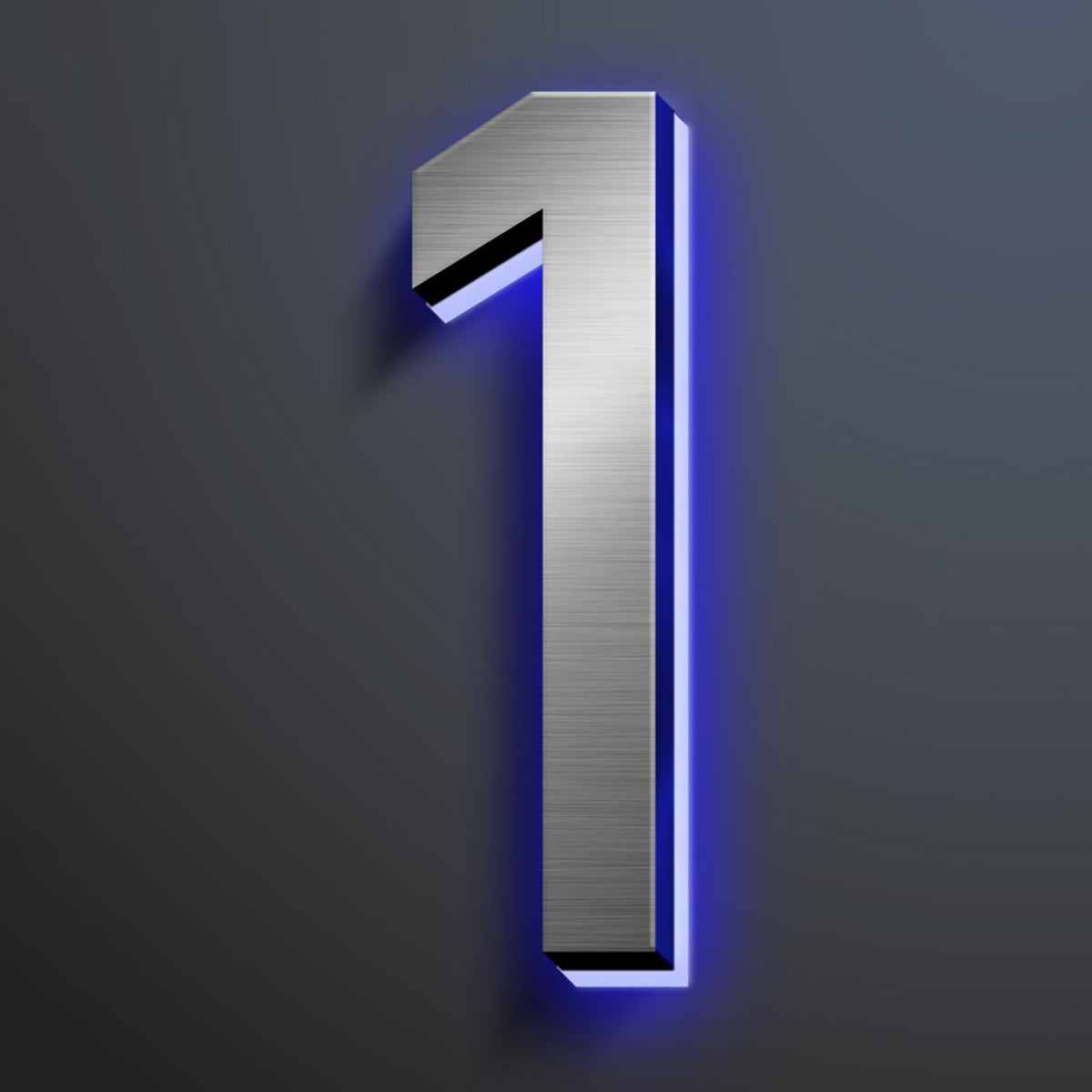 LED House Numbers, Modern Illuminated House Address Numbers For Outside, Lighted House Numbers Signs, Waterproof Backlit LED Address Numbers For House,18 Inch/450mm,1
