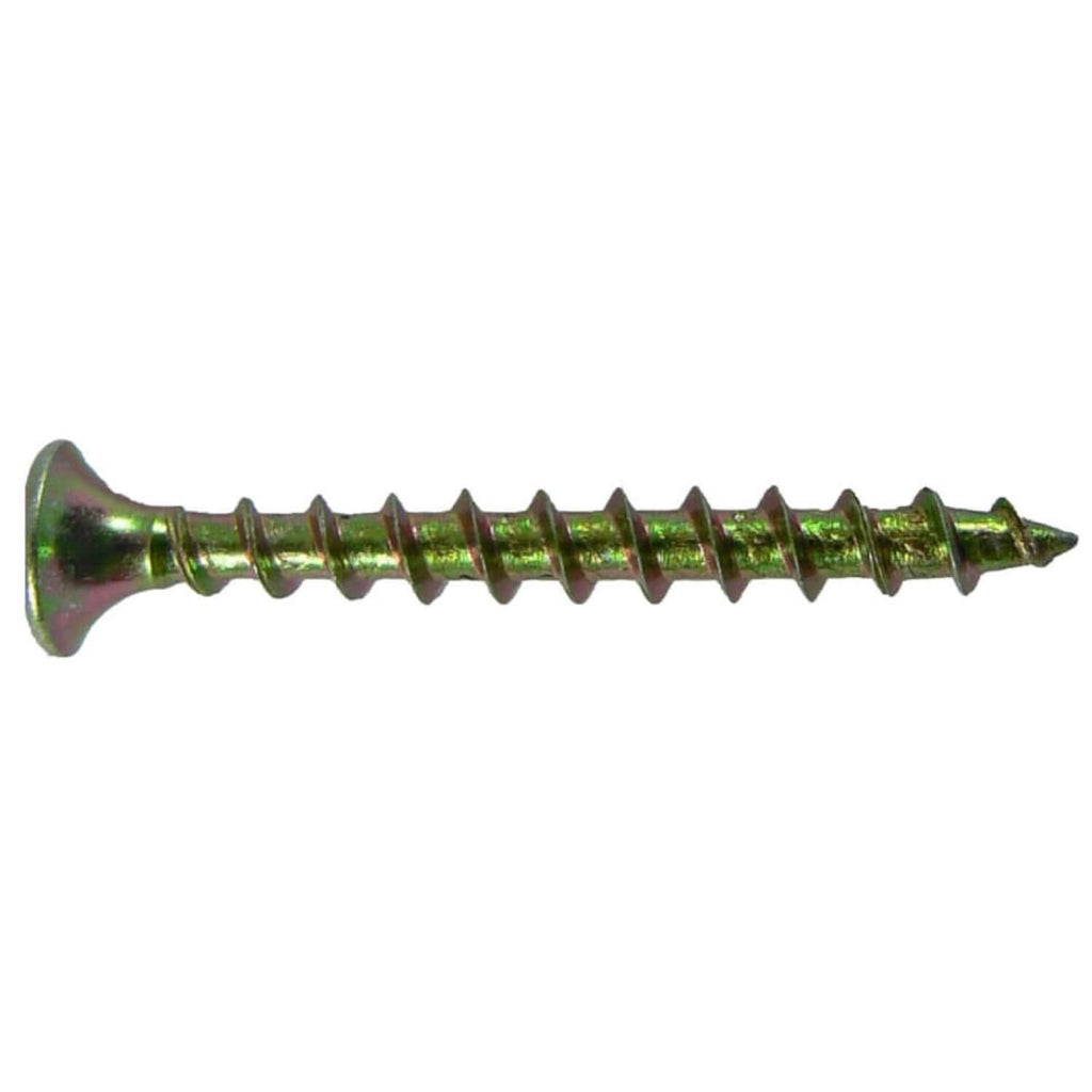 Drywall Screws: Yellow ZINC #6 x 1-1/4' COARSE Thread Drywall, Gypsum Board, Sheetrock, Plasterboard Screws. Use for Low Cost, All Purpose Wood Screws (29 POUNDS - 7,500 Approx. Screw Count)
