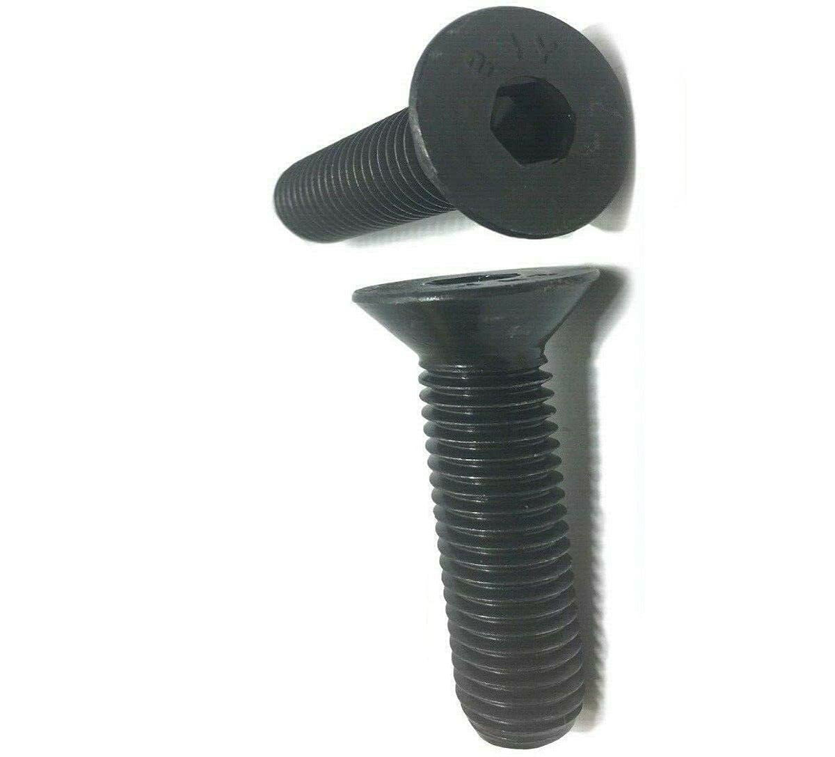 Pr-Mch Package of 300, 1/2-13 x 1 1/4' Flat Head Cap Screw Black Oxide Thread Socket Set Kit #DR-D7258D