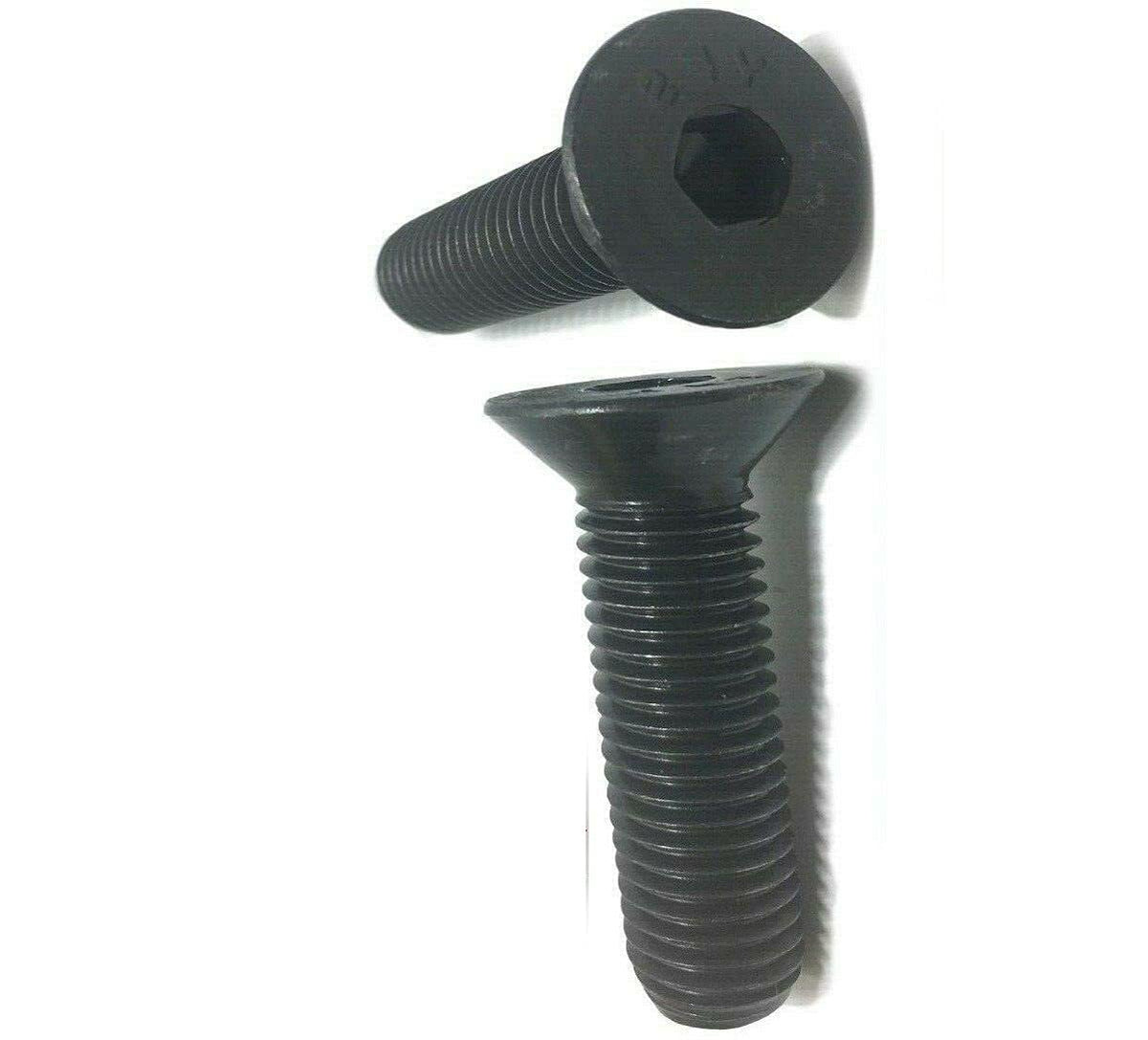 Pr-Mch Package of 1000, 10-24 x 1 1/4' Flat Head Cap Screw Black Oxide Thread Socket Set Kit #DR-D6207D