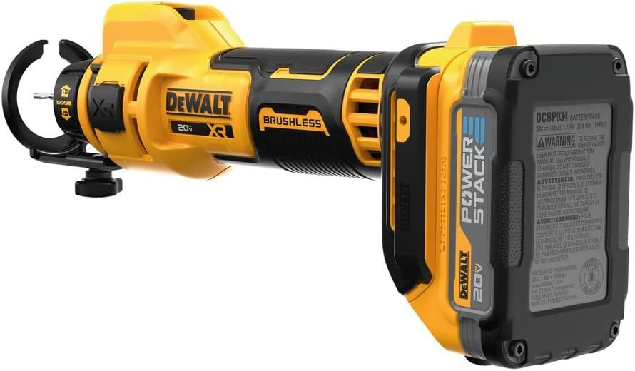 DEWALT 20V MAX Cordless Screw Gun and Cutout Kit with 2 POWERSTAK Batteries and Charger Included (DCK265E2)