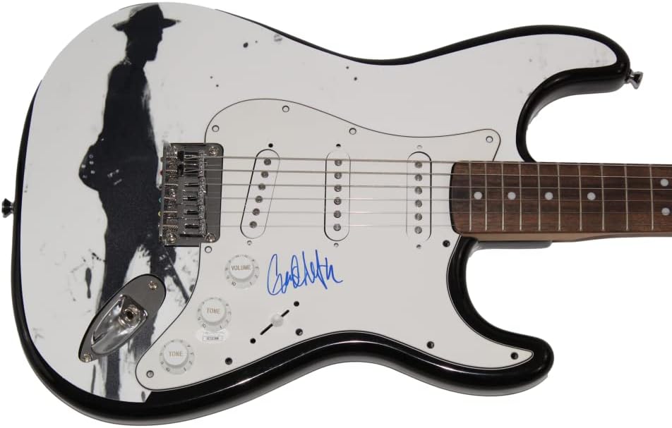 GARY CLARK JR SIGNED AUTOGRAPH FULL SIZE CUSTOM ONE-OF-A-KIND FENDER STRATOCASTER ELECTRIC GUITAR C W/ JAMES SPENCE JSA AUTHENTICATION - WORRY NO MORE, 110, BLAK AND BLU, THE STORY OF SONNY BOY SLIM, THIS LAND, VERY RARE