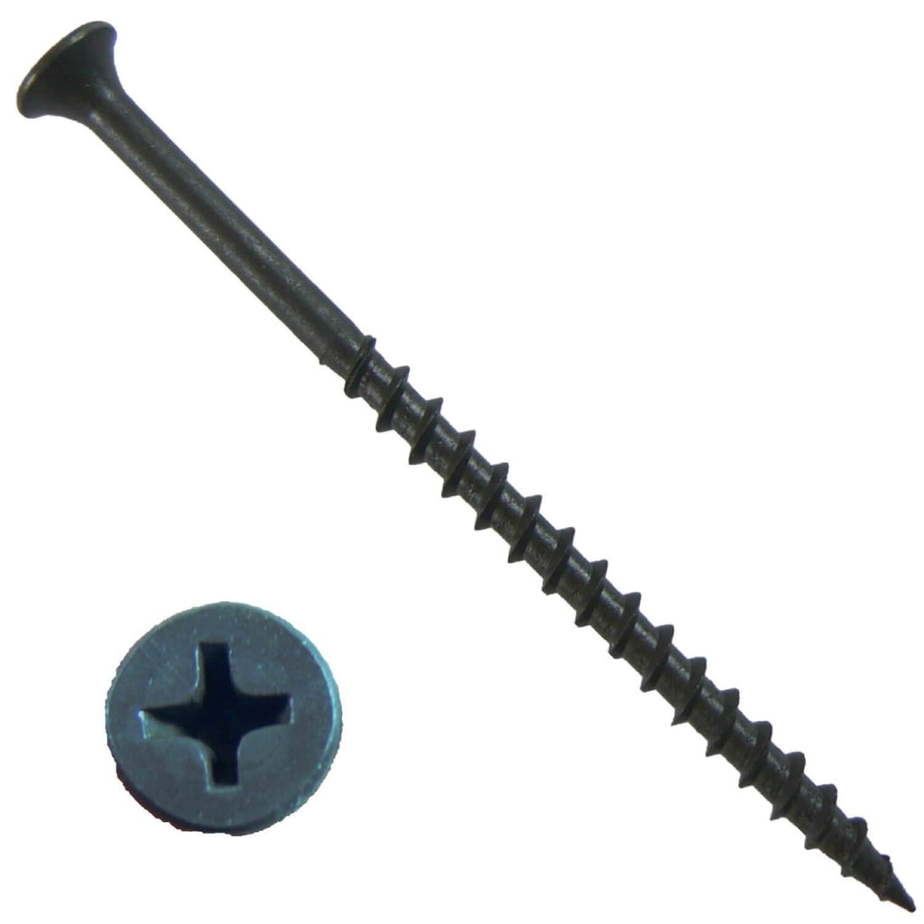Gray Phosphate Drywall Screws: #8 x 3 COARSE Thread Drywall, Gypsum Board, Sheetrock, Plasterboard Screws. Use for Low Cost, All Purpose Wood Screws (21 POUNDS - 2000 Approx. Screw Count)