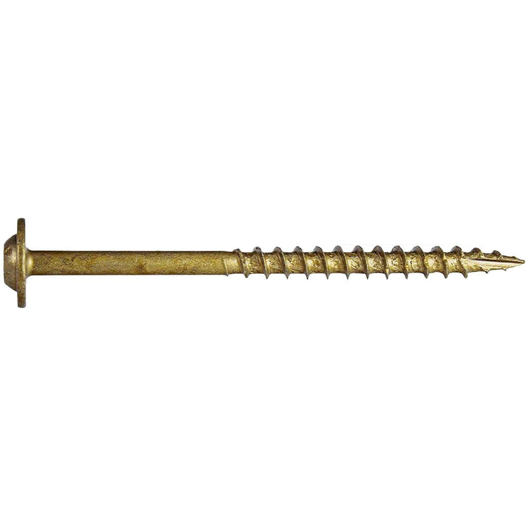 8 x 2-1/2' -Bronze Star Multipurpose Torx/Star Drive Head Exterior Coated Modified Truss Head Cabinet Wood Screw 5 Pound CASE 5,625 Screws