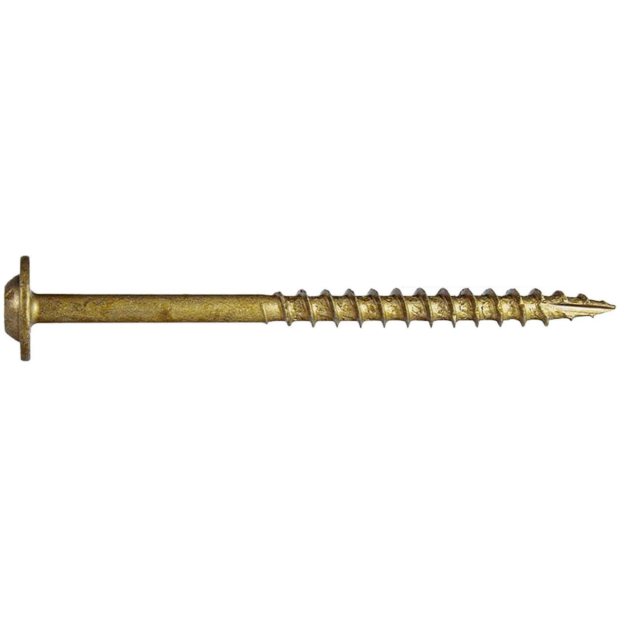 8 x 2-1/2' -Bronze Star Multipurpose Torx/Star Drive Head Exterior Coated Modified Truss Head Cabinet Wood Screw 5 Pound CASE 5,625 Screws