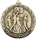 ABSKF BASKETBALL FEMALE MEDALLION with RIBBON - Pack of 10