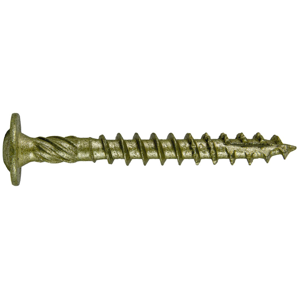 Jake Sales #14 x 2 Construction Lag Screw Exterior Coated Torx/Star Drive Heavy Duty Structural Lag Screw Far Superior to Common Lag Screws (Full Box -1400 Screw Count) Modified Truss Washer Head