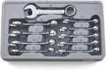 Gearwrench Combination Wrench Set 10-Pc Stubby Metric