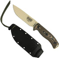 ESEE-6 1095 Carbon Steel, Black Sheath (Desert Tan Blade, Coyote/Black G10 3D Handle)