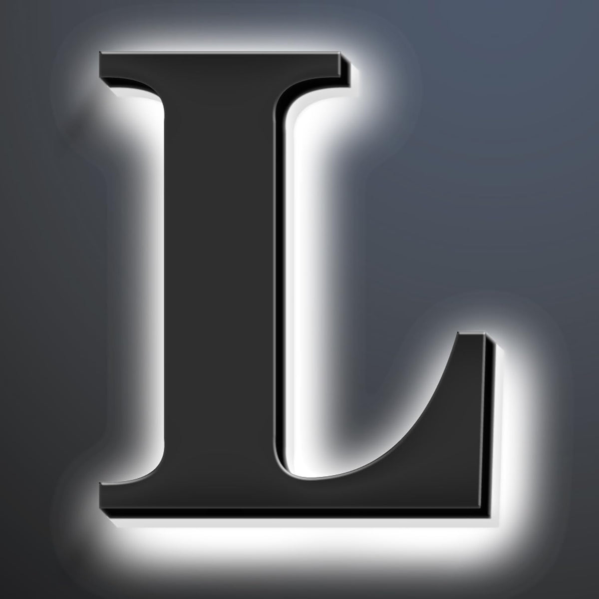 Backlit LED Illuminated Address Number 18 Inch, Lighted House Numbers, Lighted Home Address Numbers, Modern Metal House Numbers With Lights.