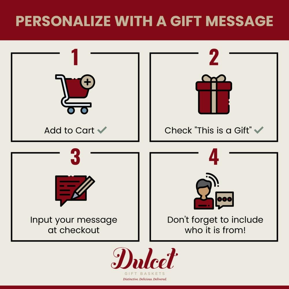 Deluxe Tea and Food Gift Basket Gourmet Present Featuring Old Fashioned Scones, Cheese Brownie, Fudge and Brownie, Muffins, and more plenty to please a crowd. by Dulcet Gift Baskets