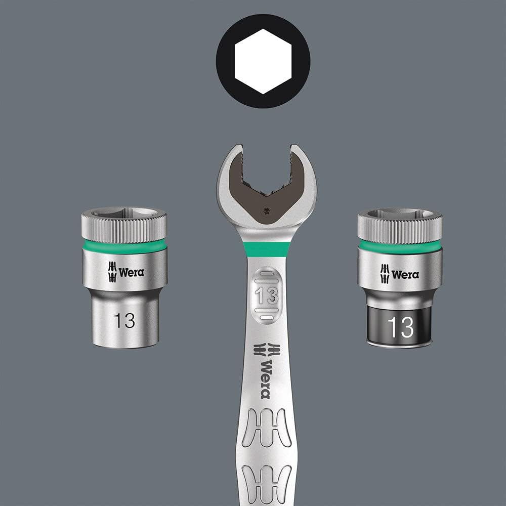 Wera 05020231001 6003 Joker 11 Set 1 Combination Wrench Set, 11 Pieces