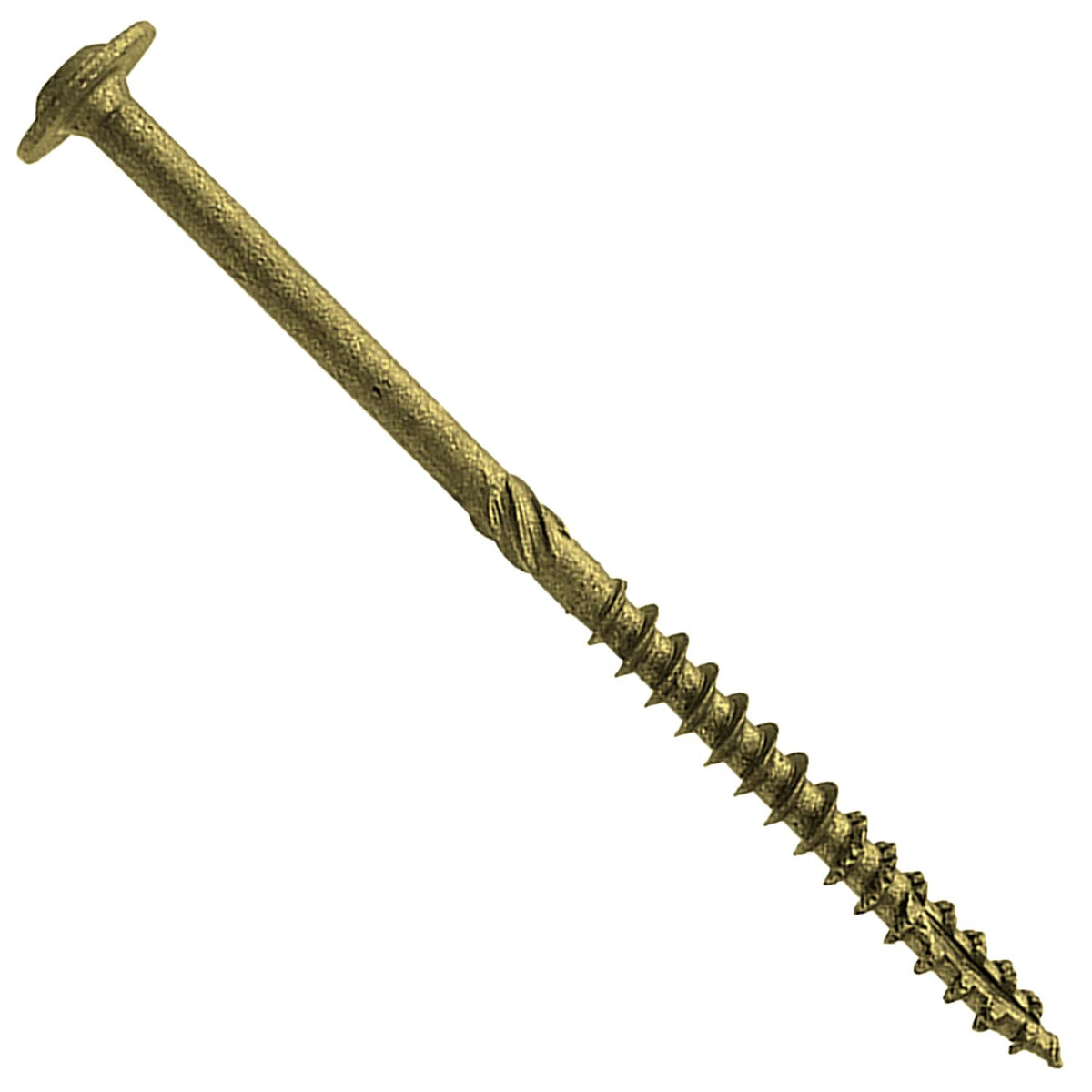 Jake Sales #14 x 4 Construction Lag Screw - Torx/Star Drive Heavy Duty Structural Lag Screw - Exterior Coated - ACQ Compatible - Modified Truss Washer Head. (10 x 100 Count CASE -1,000 Screws)