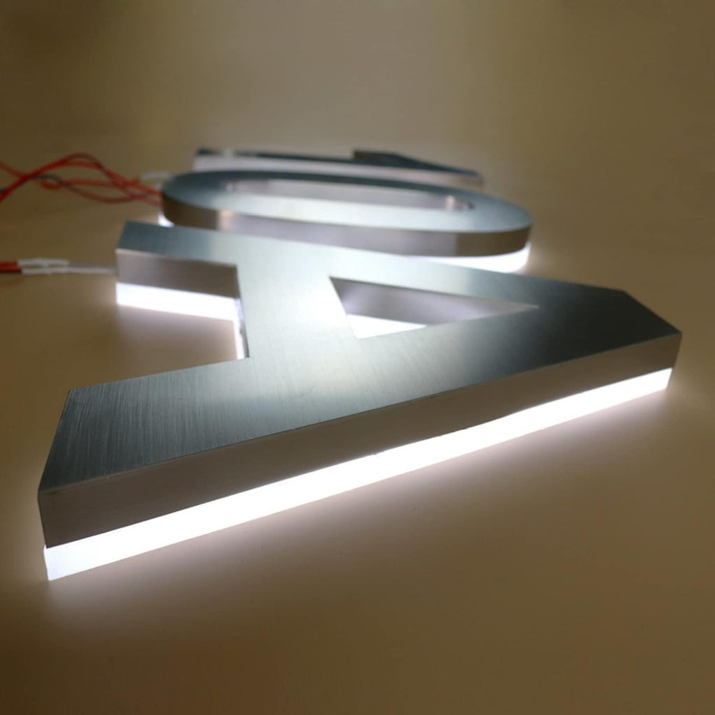 Lighted house numbers, Backlit Lighted LED House Numbers, 3D Floating Led House Plaque Number, Lighted Up House Numbers for Outside Modern.