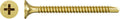 Simpson Strong-Tie DWFSD158PS DWFSD Drywall-to-CFS Screw (Collated) — #6 x 1-5/8 in. #2 Phillips, Yellow Zinc (2500-Qty)