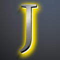 Illuminated LED House Numbers 20', Modern Upscale Look, Backlit LED Illuminated Home Address Number, Stainless Steel Hand-Polished For Lighted House Address Signs,J