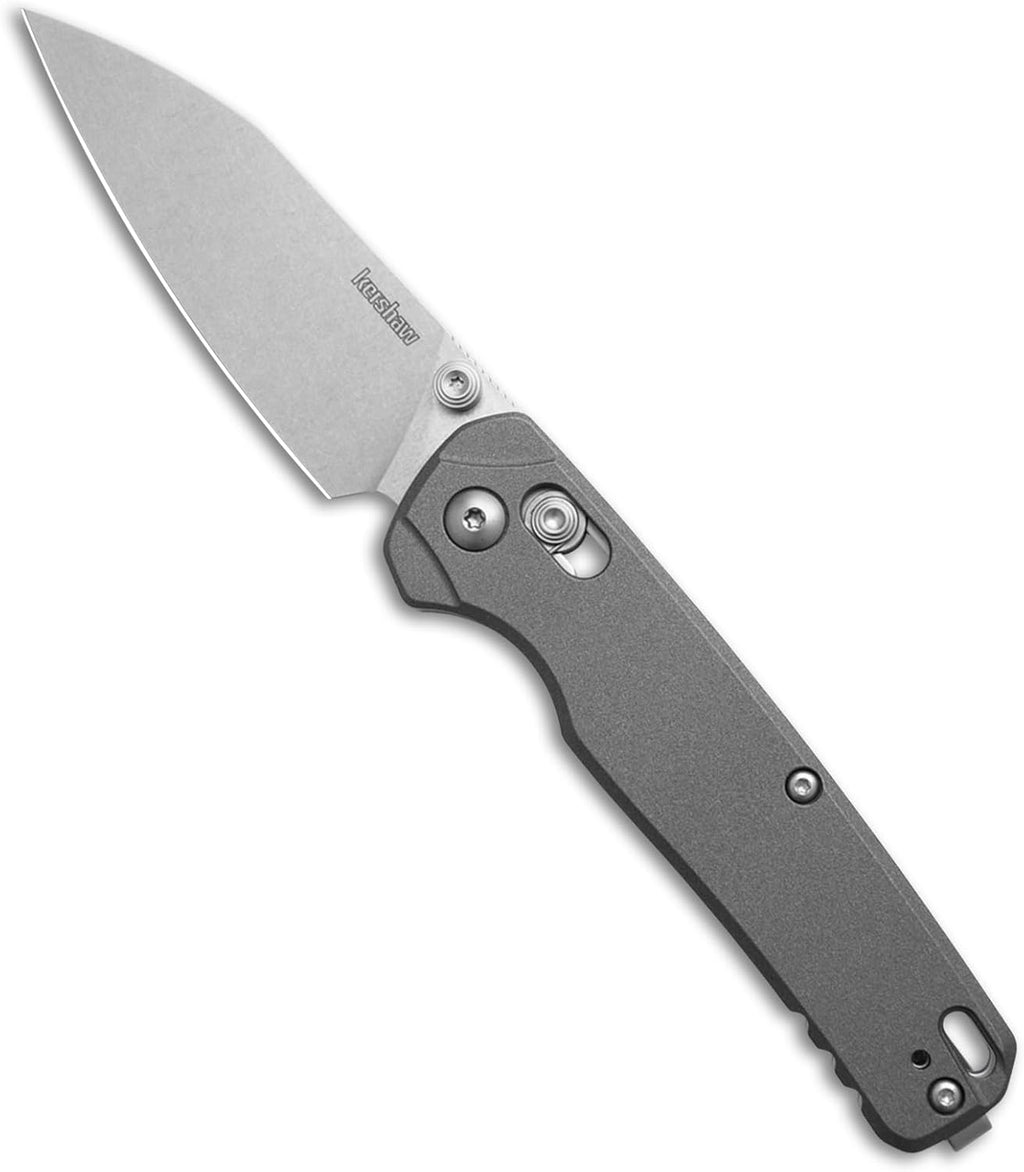 Kershaw Bel Air Pocket Knife, Made in the USA, 3.4 inch CPM MagnaCut Steel Blade, EDC Design, Duralock Locking Mechanism, Manual Folder, Pocketclip