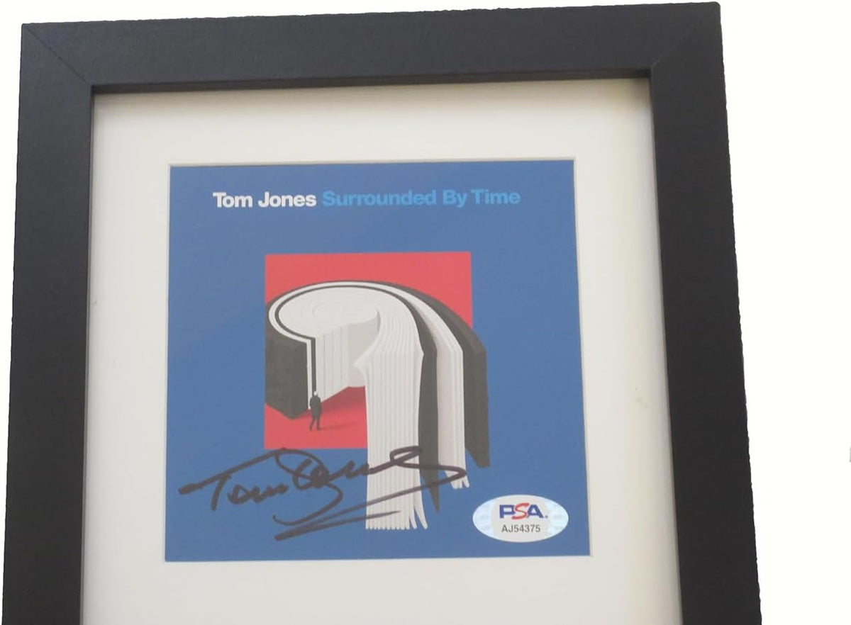 Tom Jones Aurtographed Surrounded By Time CD booklet, With CD Disk, PSA/DNA Authenticated, Pop, R&B, Country, Guitar, Music, It's Not Unusual, She's A Lady