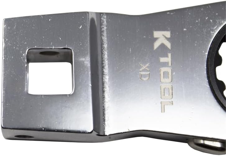 K Tool Internationl XD2CWSM Metric Ratcheting Crowfoot Wrench Set, 13 Piece 3/8 Inch Drive, 72 Tooth Heads, 8 to 19 mm Sizes, Locking Extension Included