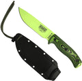 ESEE-6 1095 Carbon Steel, Black Sheath (Venom Green Blade, Neon Green/Black G10 3D Handle)