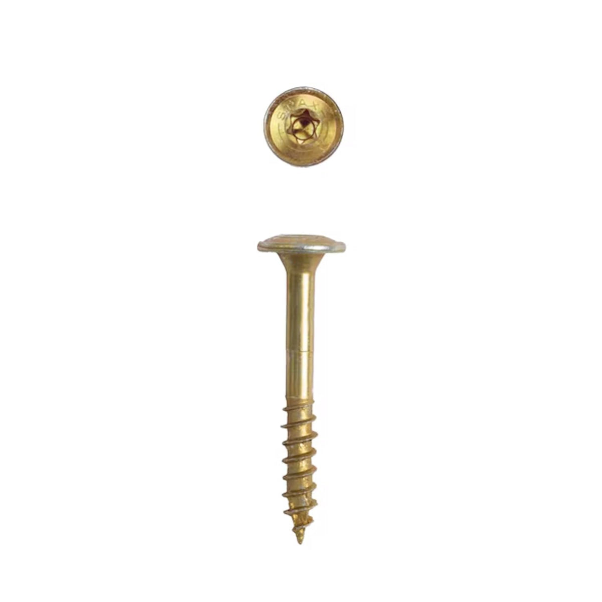 SPAX #8 x 1-1/2' Interior Wafer Head Cabinet Wood Screws Multi-Material Torx T-Star Plus (2500 EA) Bulk Pail Includes 4 Bits Washer Head Low Profile