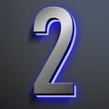 LED House Numbers, Modern Illuminated House Address Numbers For Outside, Lighted House Numbers Signs, Waterproof Backlit LED Address Numbers For House,18 Inch/450mm,2
