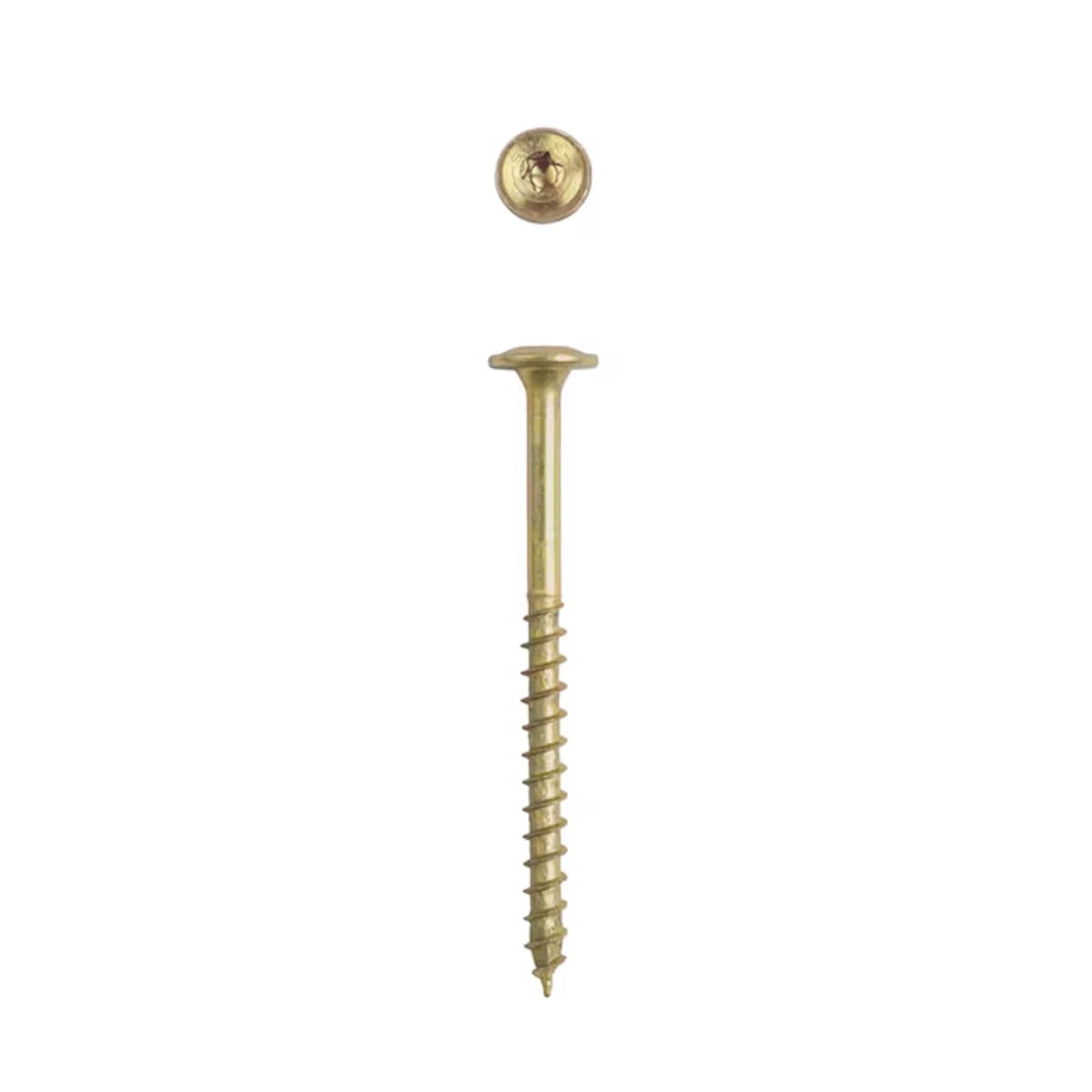 SPAX #8 x 2-1/2' Interior Wafer Head Cabinet Wood Screws Multi-Material Torx T-Star Plus (1500 EA) Bulk Pail Includes 2 Bits Washer Head Low Profile