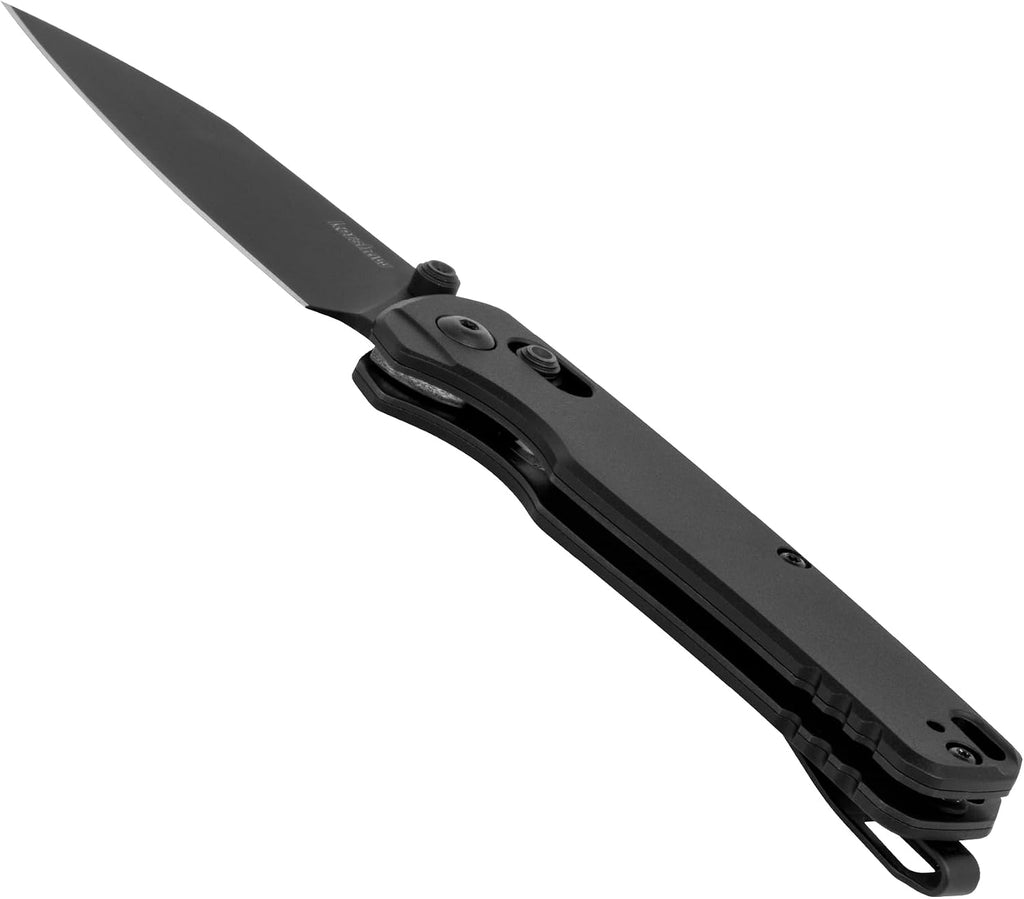 Kershaw Bel Air Pocket Knife, Made in the USA, 3.4 inch CPM MagnaCut Steel Blade, EDC Design, Duralock Locking Mechanism, Manual Folder, Pocketclip