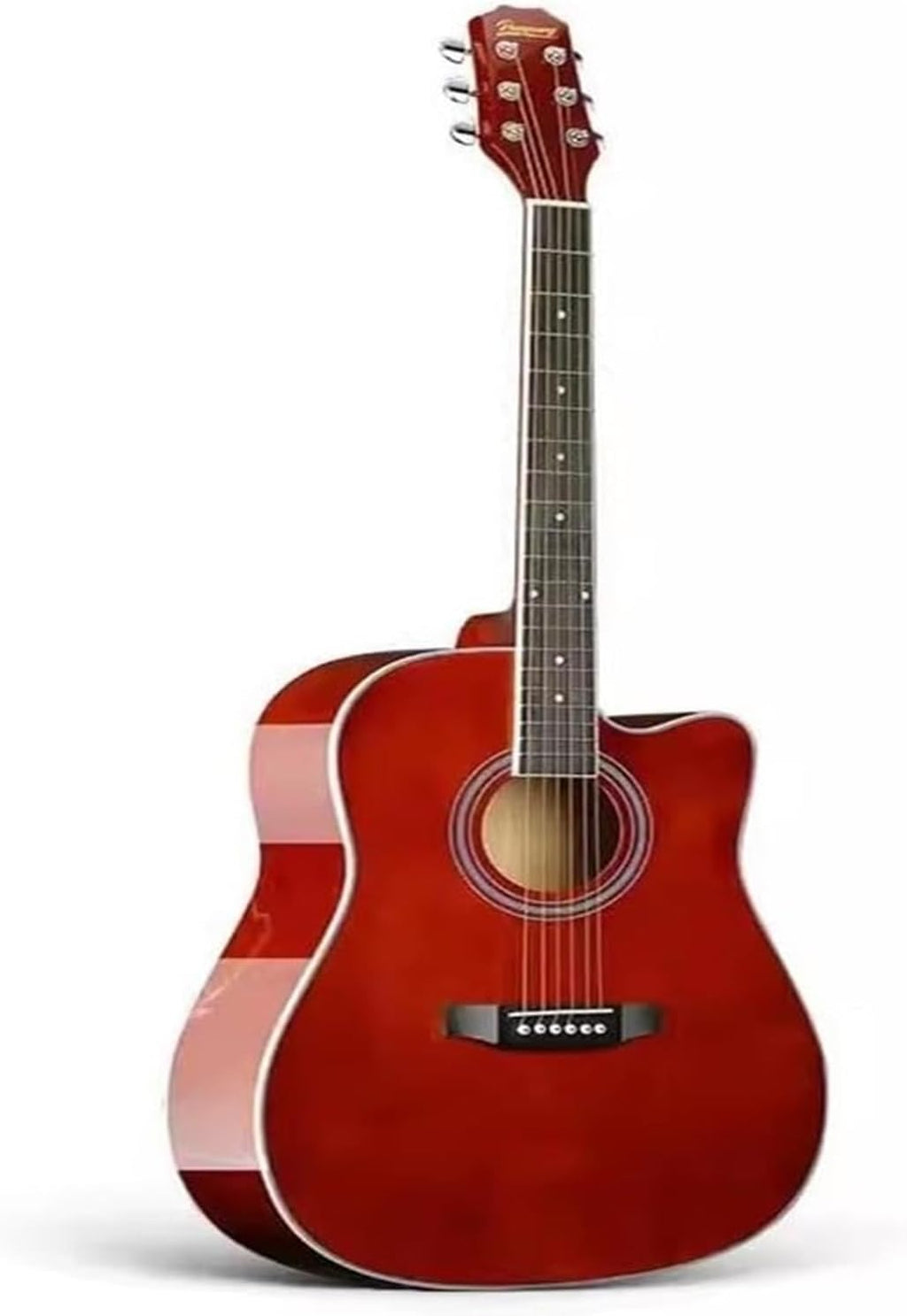 MXL&LJB Steel-String Acoustic Guitar, Full Size Cutaway Acustica Guitarra Bundle Kit for Adults & Players(Retro)