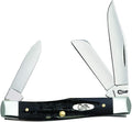 Case WR XX Pocket Knife Jigged Buffalo Horn Medium Stockman Item #65012 - (Bh3032 SS) - Length Closed: 3 5/8 Inches