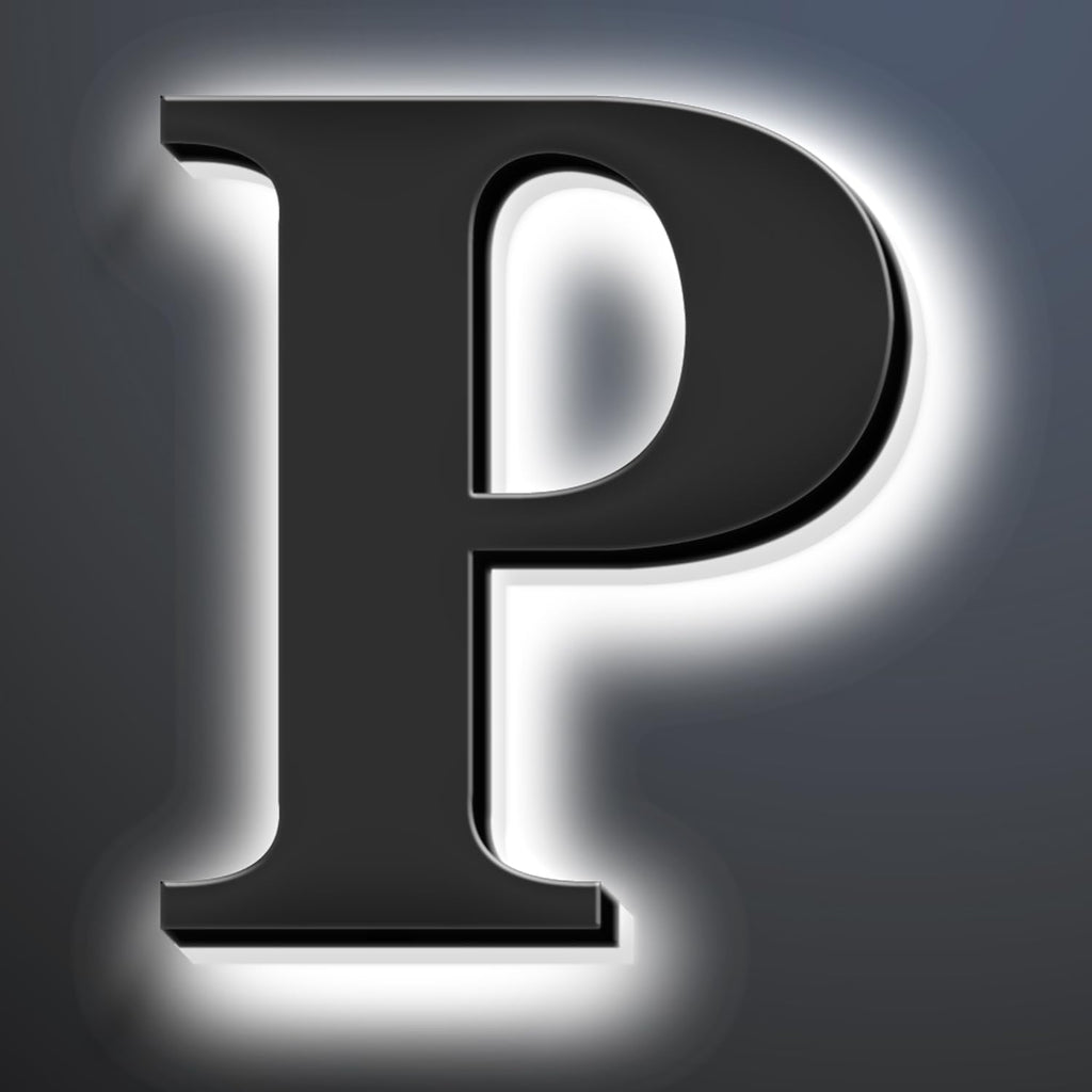 Backlit LED Illuminated House Numbers 20 Inch, Large Modern Lighted Home Address Numbers For Outside, Metal House Numbers With LED Lights, Illuminated Address Signs.