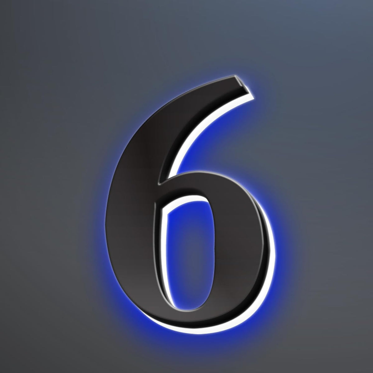 Backlit Lighted LED Home Address Numbers, Stainless Steel House Address Signs, Modern Illuminated LED House Numbers, Lighted House Numbers For Outside,20 Inch/500mm,3