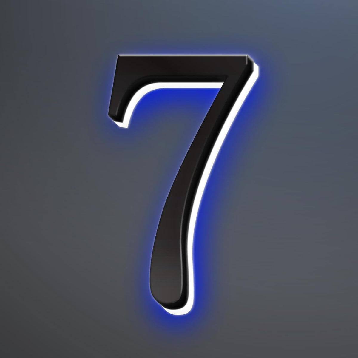 Backlit Lighted LED House Numbers, Stainless Steel Hand-Polished For House Address Signs, Illuminated LED House Numbers, Lighted House Numbers For Outside,20 Inch/500mm,4